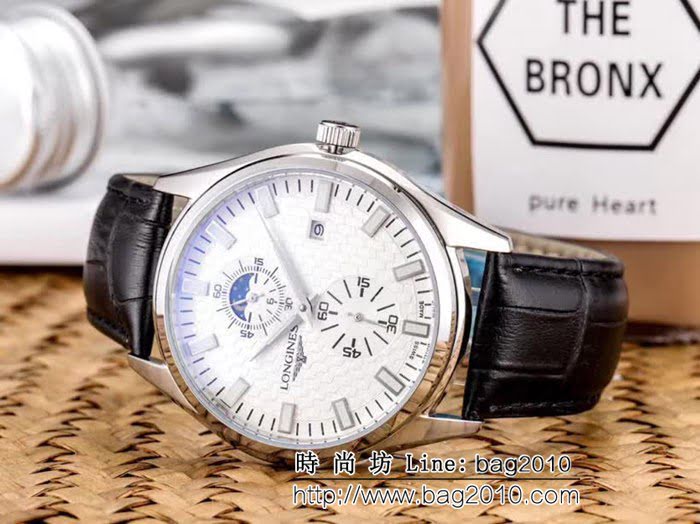 LONGINES浪琴 四針分離 全自動機械機精品男士腕表 WSS2221